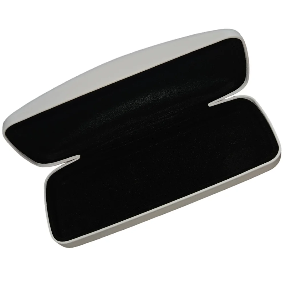 NWOT Calvin Klein B&W Velvet Eyeglass Hard Case